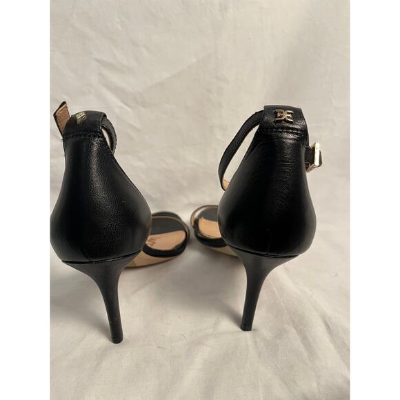 Sam Edelman Ankle Strap Heels Women’s 7.5 Black - Picture 5 of 6